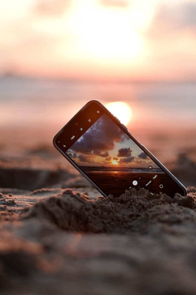sunset, phone, capture, view, scenery, photography, netherlands, magical, nature, sea, nature, nature, nature, nature, nature